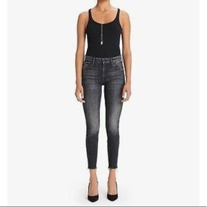 MOTHER The Looker Ankle Fray in Stargazing Jeans